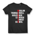 Frauen Shirt MENSCH – Toleranz gegen Hass – LGBTQ Vielfalt Statement Black