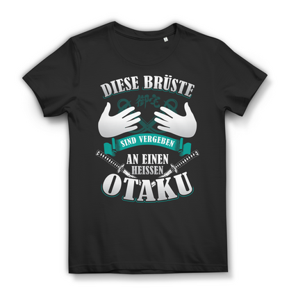 Manga Shirt Damen – Brüste gehören einem Otaku – Japan Humor für Anime Girls Black