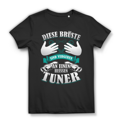 Tuning Shirt Frauen – Diese Brüste gehören einem heißen Tuner – Geschenkidee Black