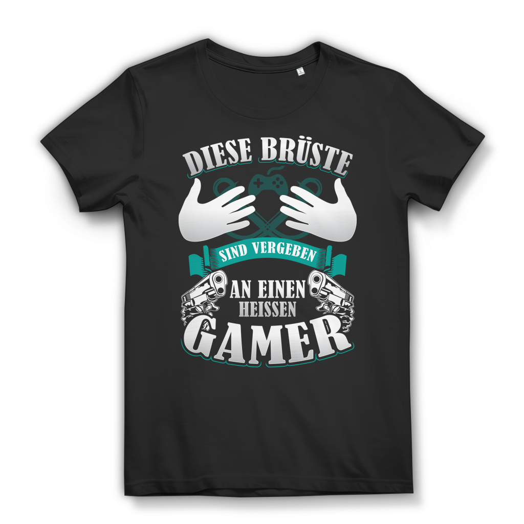 Vergeben an einen heißen Gamer Shirt – Gaming Liebe T-Shirt für Frauen Black