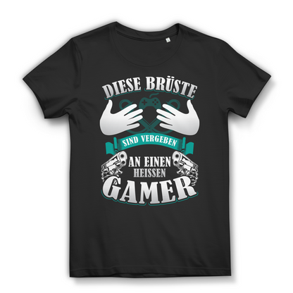 Vergeben an einen heißen Gamer Shirt – Gaming Liebe T-Shirt für Frauen Black