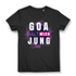 Goa Shirt Damen – Psytrance hält mich jung – Festival Design für Raverinnen Black