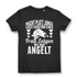 Angeln Frauen Shirt – Macht Platz Jungs lasst euch zeigen wie man angelt Black