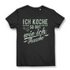 Frauen Koch Shirt mit Spruch – Ich koche so gut wie ich aussehe Black