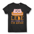 Kawaii Anime Shirt Damen – Lebe als wäre es ein Anime – süßes Otaku Design Black