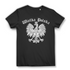 Polska Damen T-Shirt patriotisch – Großes Wielka Polen Adler Wappen für Polinnen Black