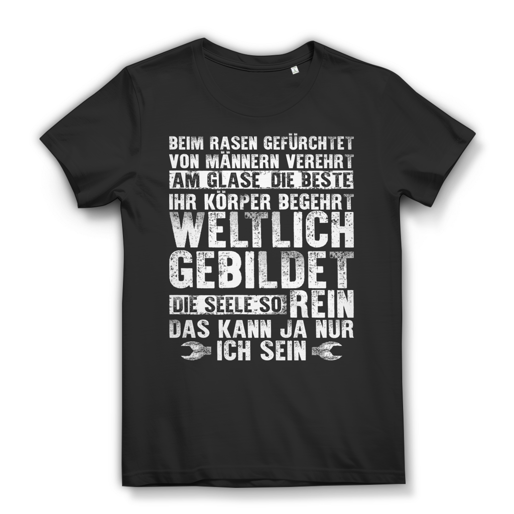 Lustiges Damen T-Shirt – Das kann ja nur ich sein – Auto Spruch für Powerfrauen Black