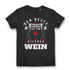 Der beste Wein ist ein offener Wein – Damen T-Shirt für Weintrinkerinnen Black