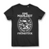 Eine Mahlzeit ohne Wein nennt man Frühstück – Damen Bio Weinshirt mit Humor Black