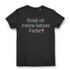 Rosé ist meine liebste Farbe – Lustiges Wein Damen T-Shirt Weinliebhaberinnen Black