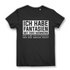 Damen T Shirt Fantasien mit zwei Männern Funshirt Geschenk witzig Frauen Black
