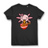 Axolotl Ramen T Shirt Damen Kawaii Anime Nudelshirt Geschenk süßes Frauen Motiv Black