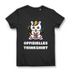 Offizielles Trinkshirt Damen T Shirt Einhorn Fun Spruch Party Shirt Mädelsabend Black