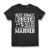Damen Bio T-Shirt Sekt Spruch – Sekt knallt besser als die meisten Männer Black