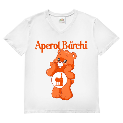 Aperol Bärchi - Glücksbärchi - Herren V-Neck Shirt White