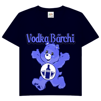 Vodka Bärchi - Glücksbärchi - V-Neck Damenshirt Deep Navy