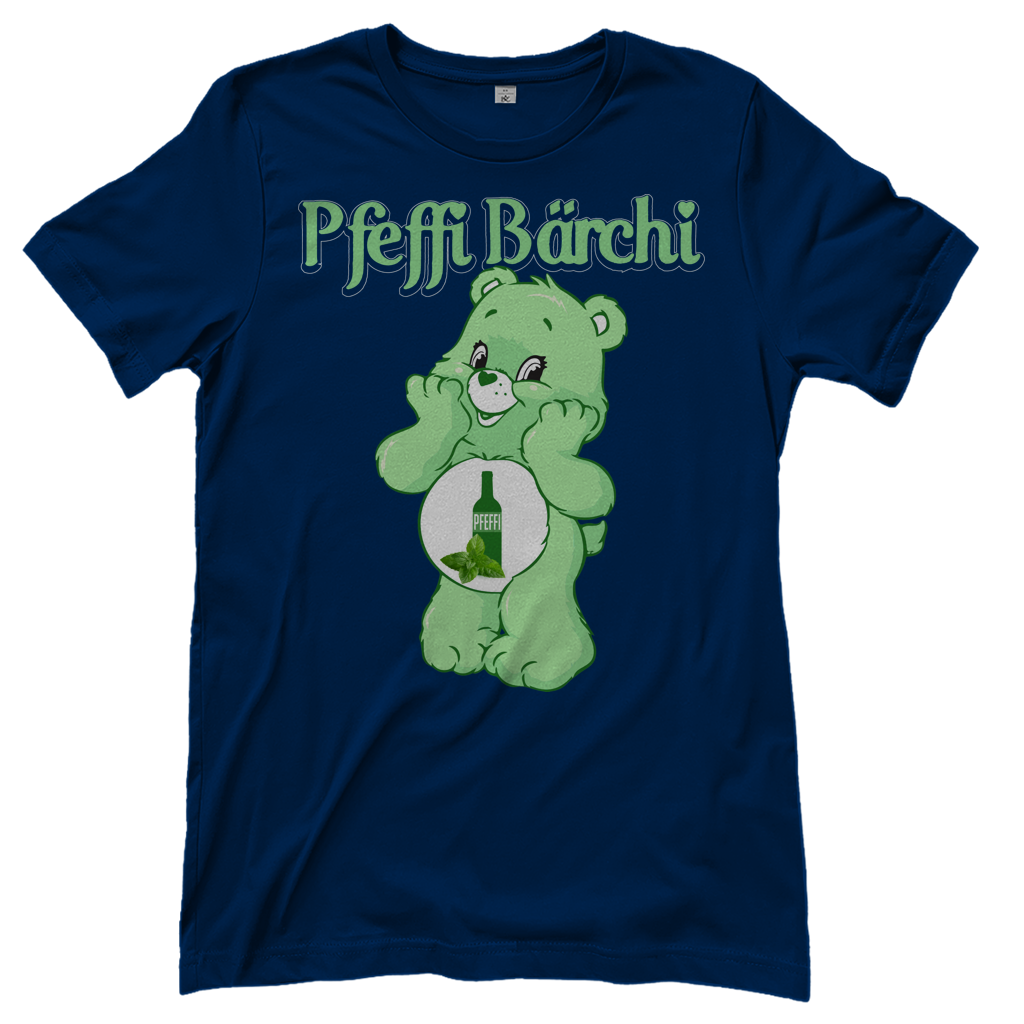 Pfeffi Bärchi - Glücksbärchi - Damenshirt Navy