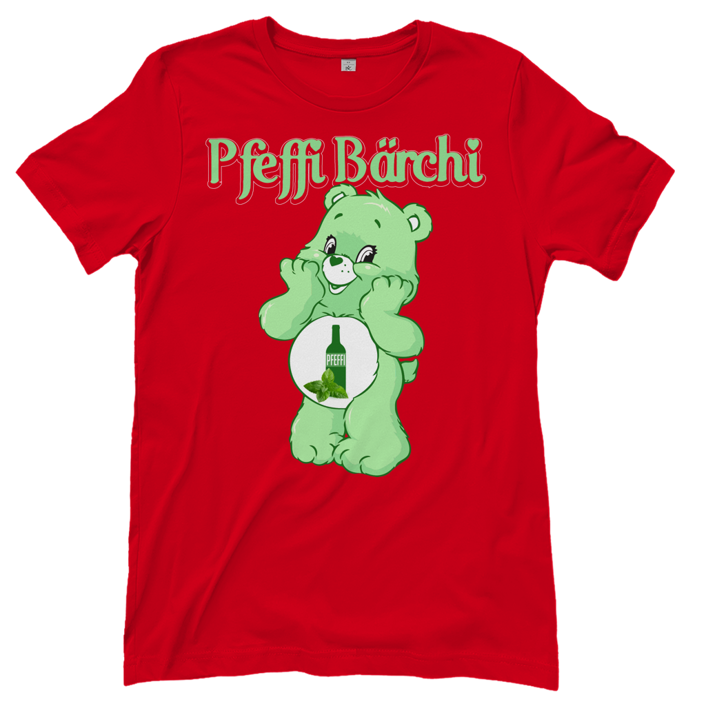 Pfeffi Bärchi - Glücksbärchi - Damenshirt Red