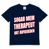 Sogar mein Therapeut hat aufgegeben - Herren V-Neck T-Shirt Navy