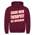 Sogar mein Therapeut hat aufgegeben - Herren Hoodie Burgundy