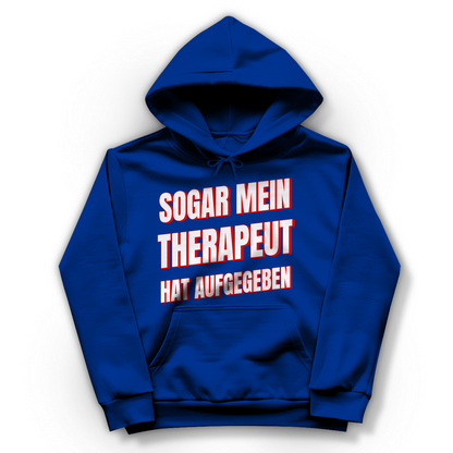 Sogar mein Therapeut hat aufgegeben - Damen Hoodie Royal Blue