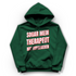 Sogar mein Therapeut hat aufgegeben - Damen Hoodie Bottle Green