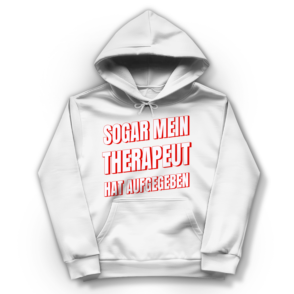 Sogar mein Therapeut hat aufgegeben - Damen Hoodie Arctic White