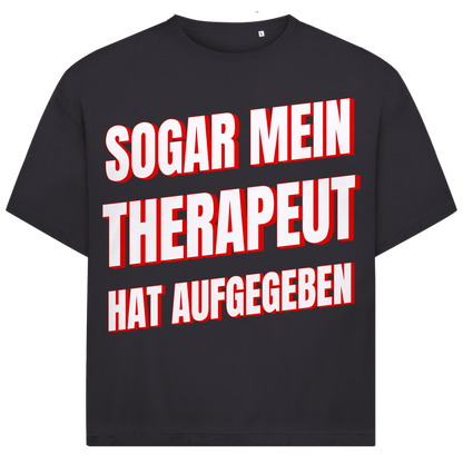 Sogar mein Therapeut hat aufgegeben - Jack and Jones Oversize T-Shirt Asphalt