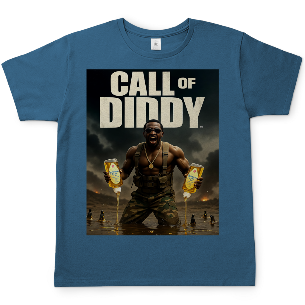 Call of Diddy - Herren T-Shirt Stone Blue