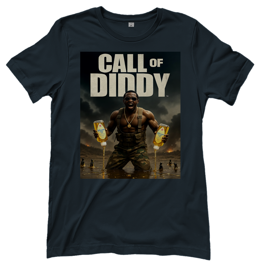 Call of Diddy - Damen T-Shirt Dark Grey Solid