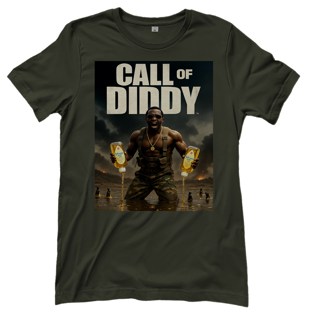 Call of Diddy - Damen T-Shirt Urban Khaki