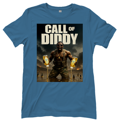 Call of Diddy - Damen T-Shirt Stone Blue