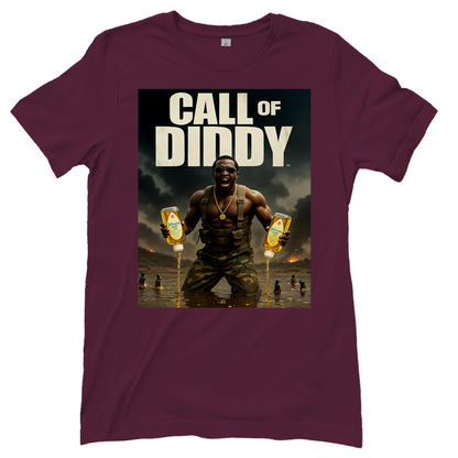 Call of Diddy - Damen T-Shirt Burgundy