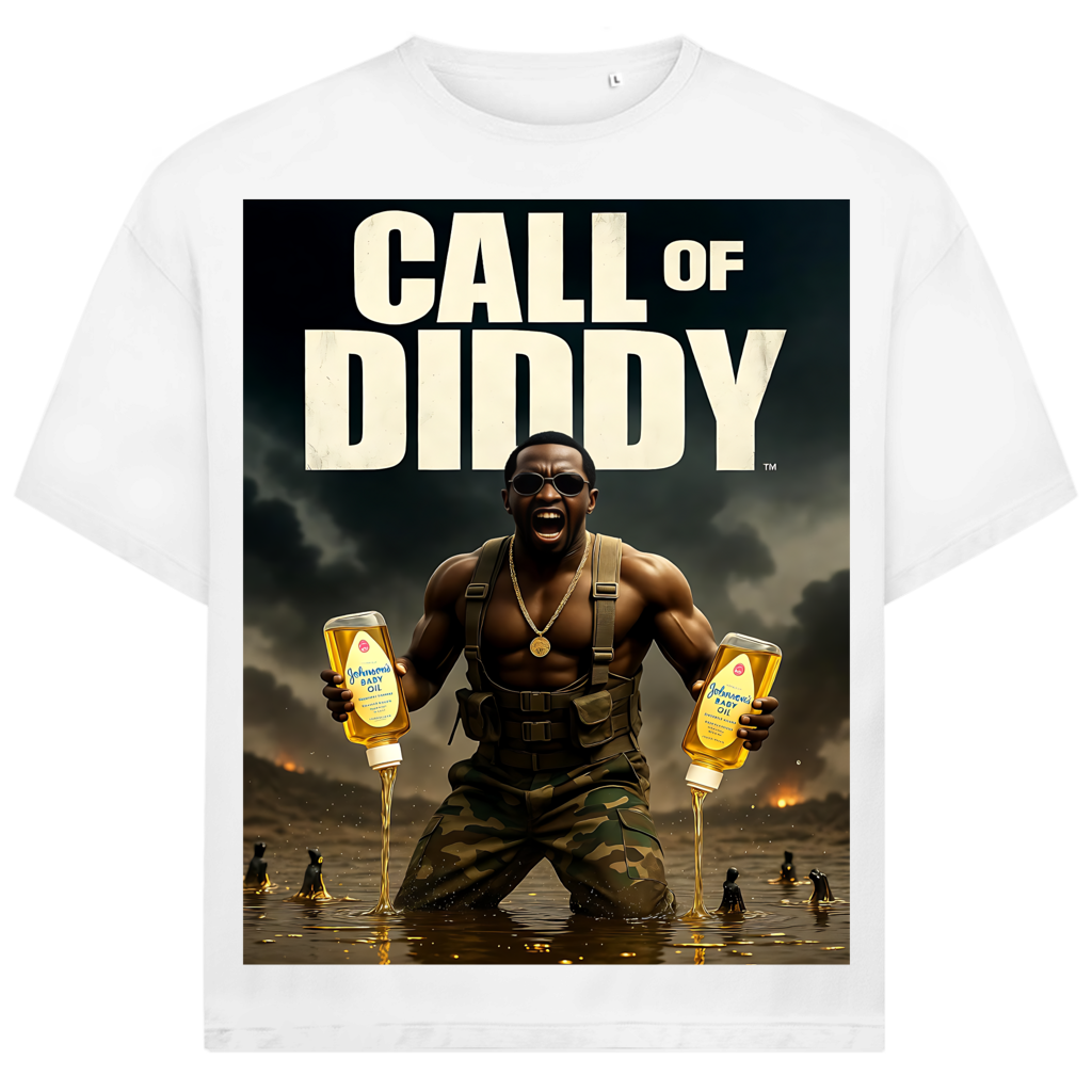 Call of Diddy - Jack and Jones Oversize T-Shirt White