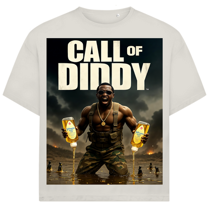 Call of Diddy - Jack and Jones Oversize T-Shirt Egret
