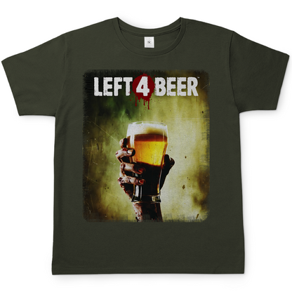 Left 4 Beer Left 4 Dead - Herren T-Shirt Urban Khaki