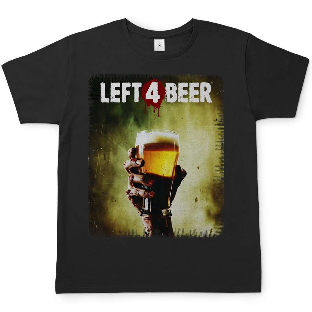 Left 4 Beer Left 4 Dead - Herren T-Shirt Black