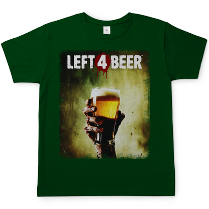 Left 4 Beer Left 4 Dead - Herren T-Shirt Bottle Green