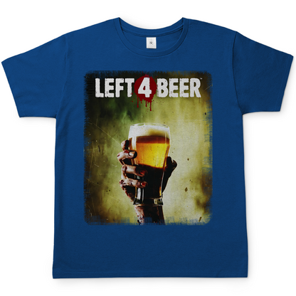 Left 4 Beer Left 4 Dead - Herren T-Shirt Royal Blue