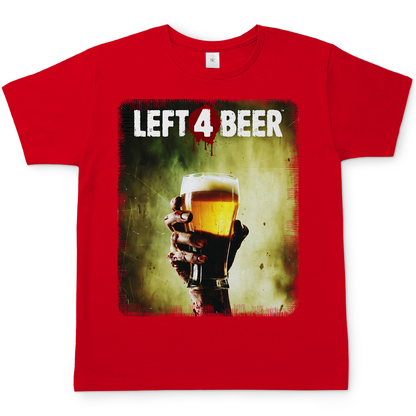 Left 4 Beer Left 4 Dead - Herren T-Shirt Red