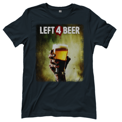 Left 4 Beer Left 4 Dead - Damen T-Shirt Dark Grey Solid