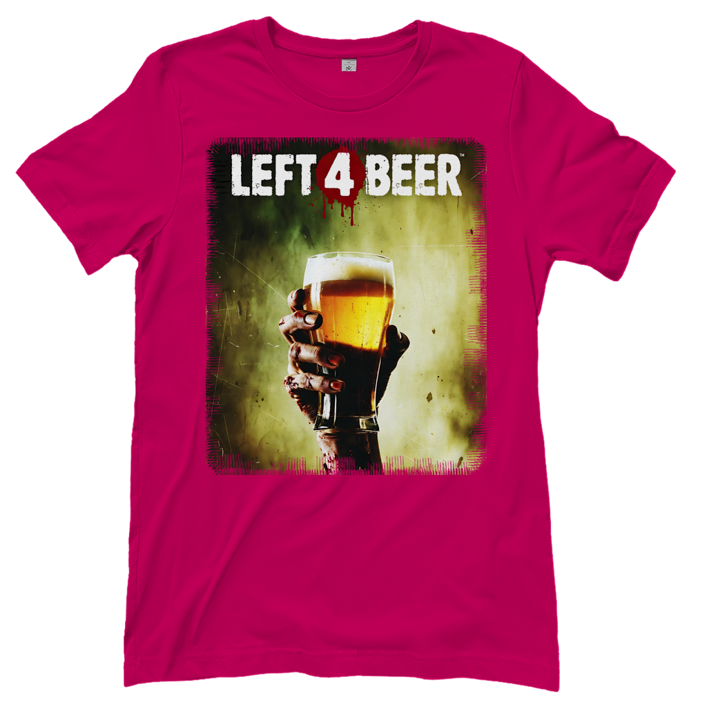 Left 4 Beer Left 4 Dead - Damen T-Shirt Sorbet