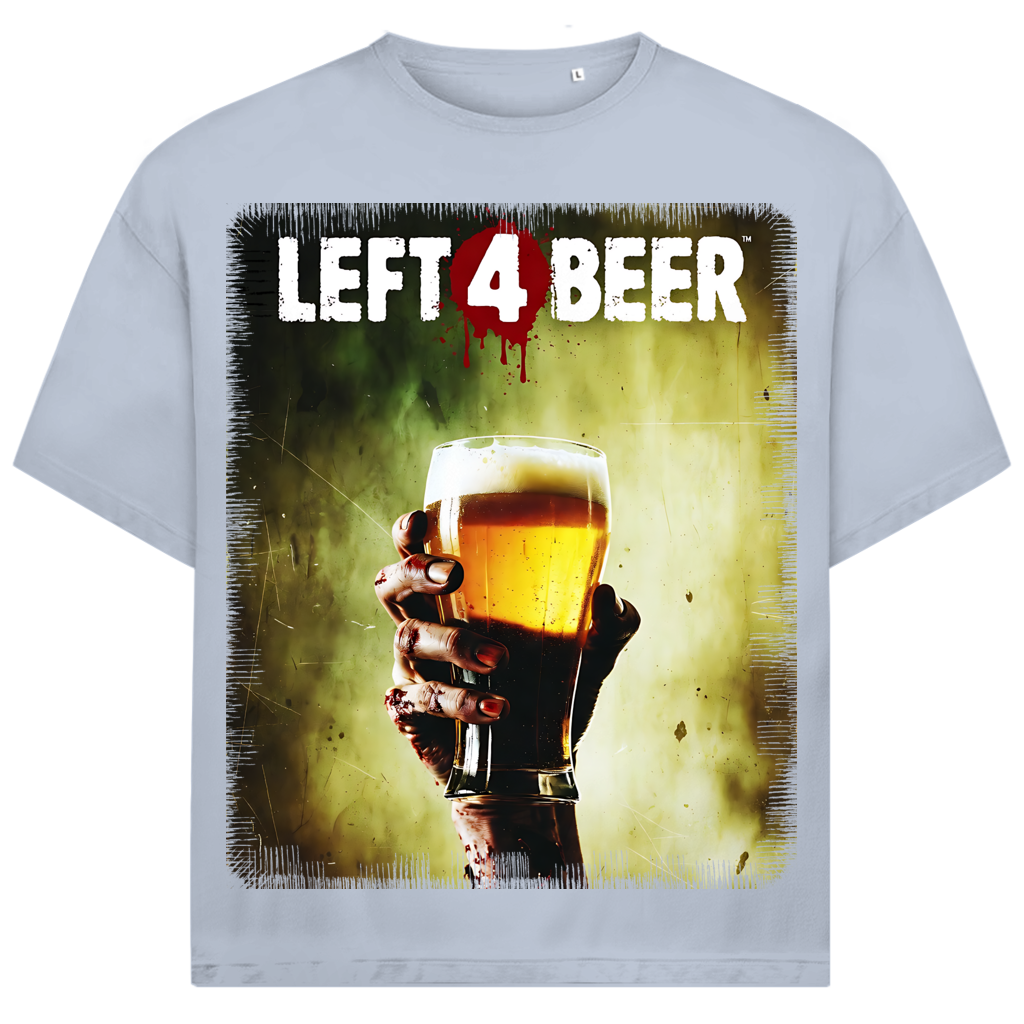 Left 4 Beer Left 4 Dead - Jack and Jones Oversize T-Shirt