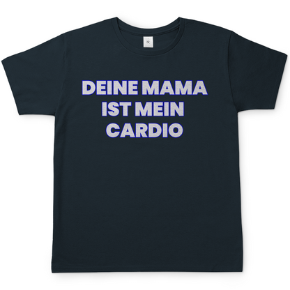 Deine Mama ist mein Cardio - Herren T-Shirt Dark Grey Solid