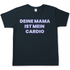 Deine Mama ist mein Cardio - Herren T-Shirt Dark Grey Solid