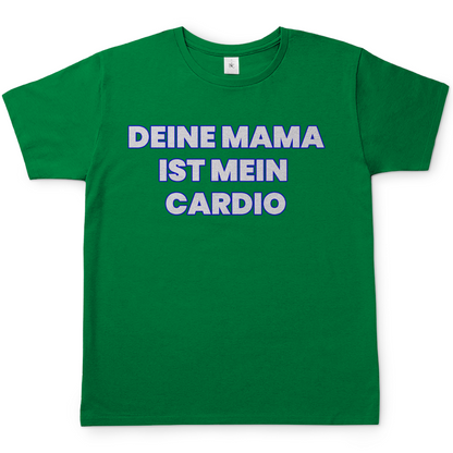 Deine Mama ist mein Cardio - Herren T-Shirt Kelly Green
