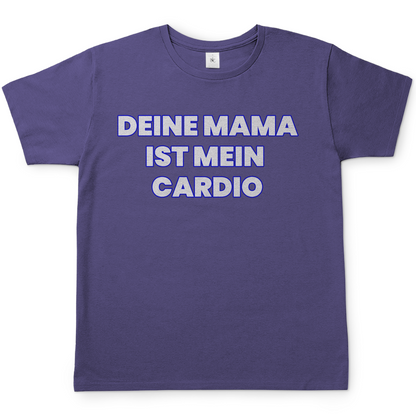 Deine Mama ist mein Cardio - Herren T-Shirt Millennial Lilac