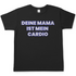 Deine Mama ist mein Cardio - Herren T-Shirt Black