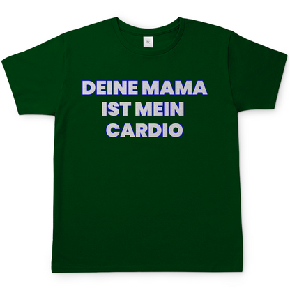 Deine Mama ist mein Cardio - Herren T-Shirt Bottle Green
