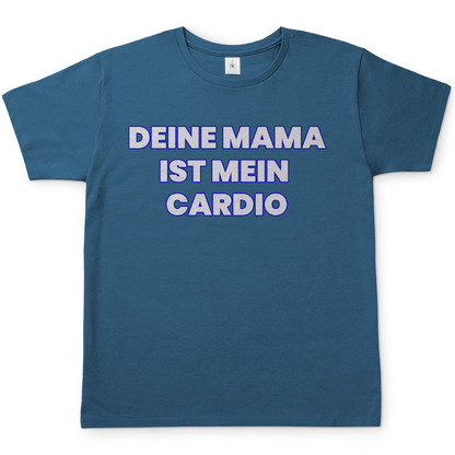 Deine Mama ist mein Cardio - Herren T-Shirt Stone Blue